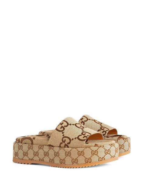 angelina gucci slides|Gucci angelina 55mm platform sandals.